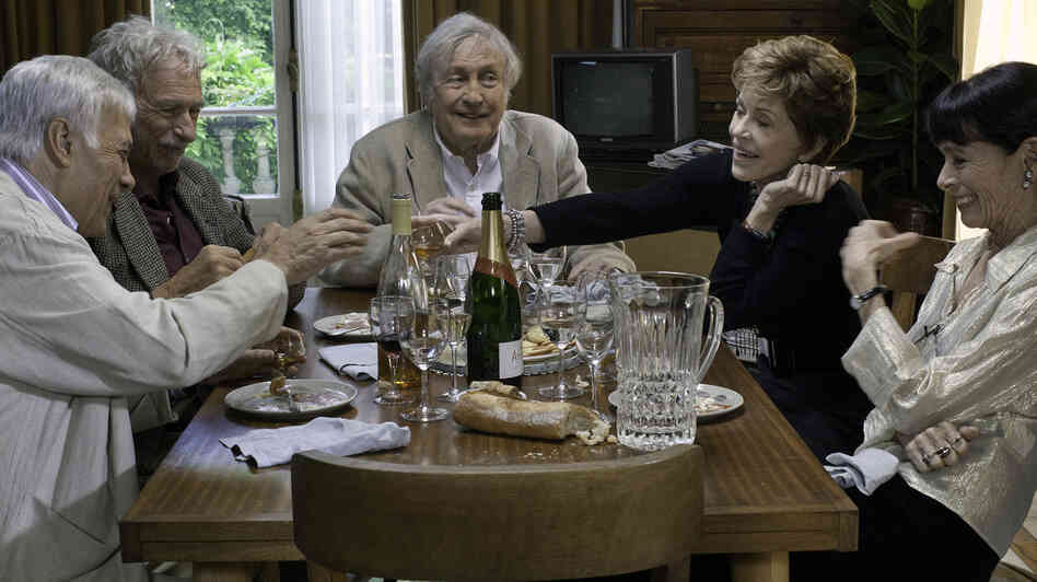 Five friends decide to move in together as an alternative to retirement-home living in the French-language dramedy All Together. Five friends decide to move in together as an alternative to retirement-home living in the French-language dramedy All Together.