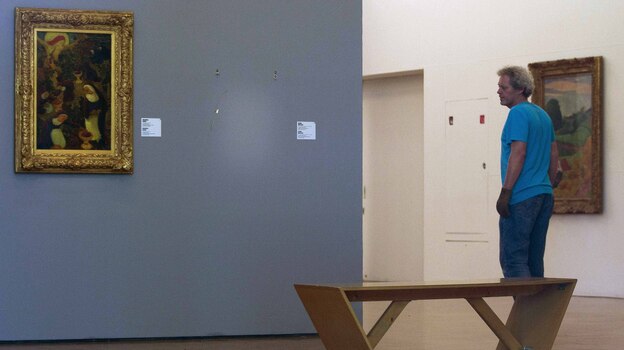 There's an empty space today where a Henri Matisse painting had been hanging at the Kunsthal museum in Rotterdam, Netherlands. Seven paintings were stolen Tuesday, including works by Pablo Picasso, Claude Monet and Paul Gauguin.