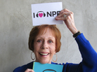 Carol Burnett at NPR West. Carol Burnett at NPR West.