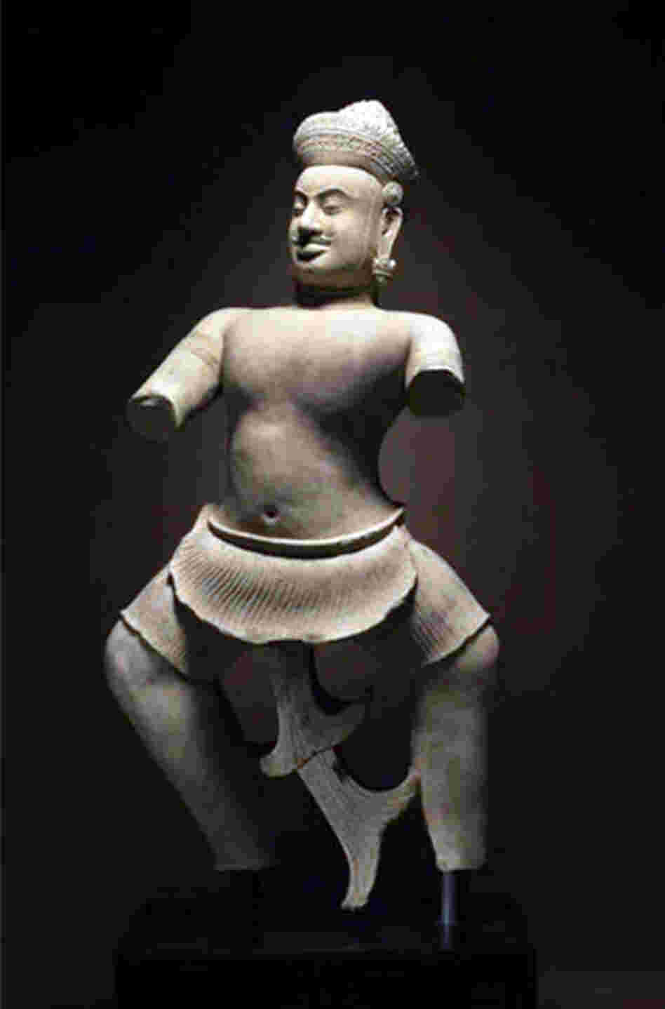 The United States and Cambodia are locked in a legal battle with the auction house Sotheby's over this 1,000-year-old statue of the Hindu warrior Duryodhana that may have been looted from the Cambodian temple complex at Koh Ker.