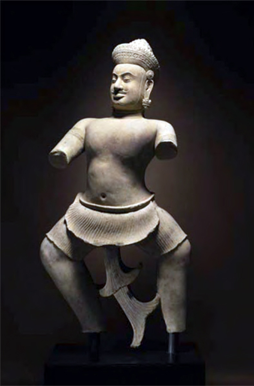 The United States and Cambodia are locked in a legal battle with the auction house Sotheby's over this 1,000-year-old statue of the Hindu warrior Duryodhana that may have been looted from the Cambodian temple complex at Koh Ker.