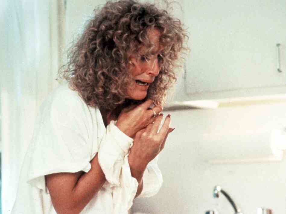 Glenn Close in Fatal Attraction.