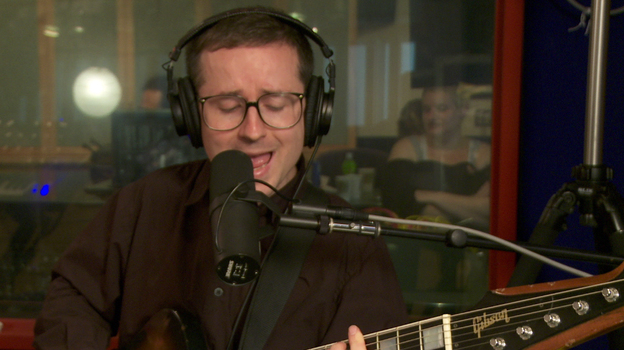 Hot Chip performs on KCRW. (KCRW.com)