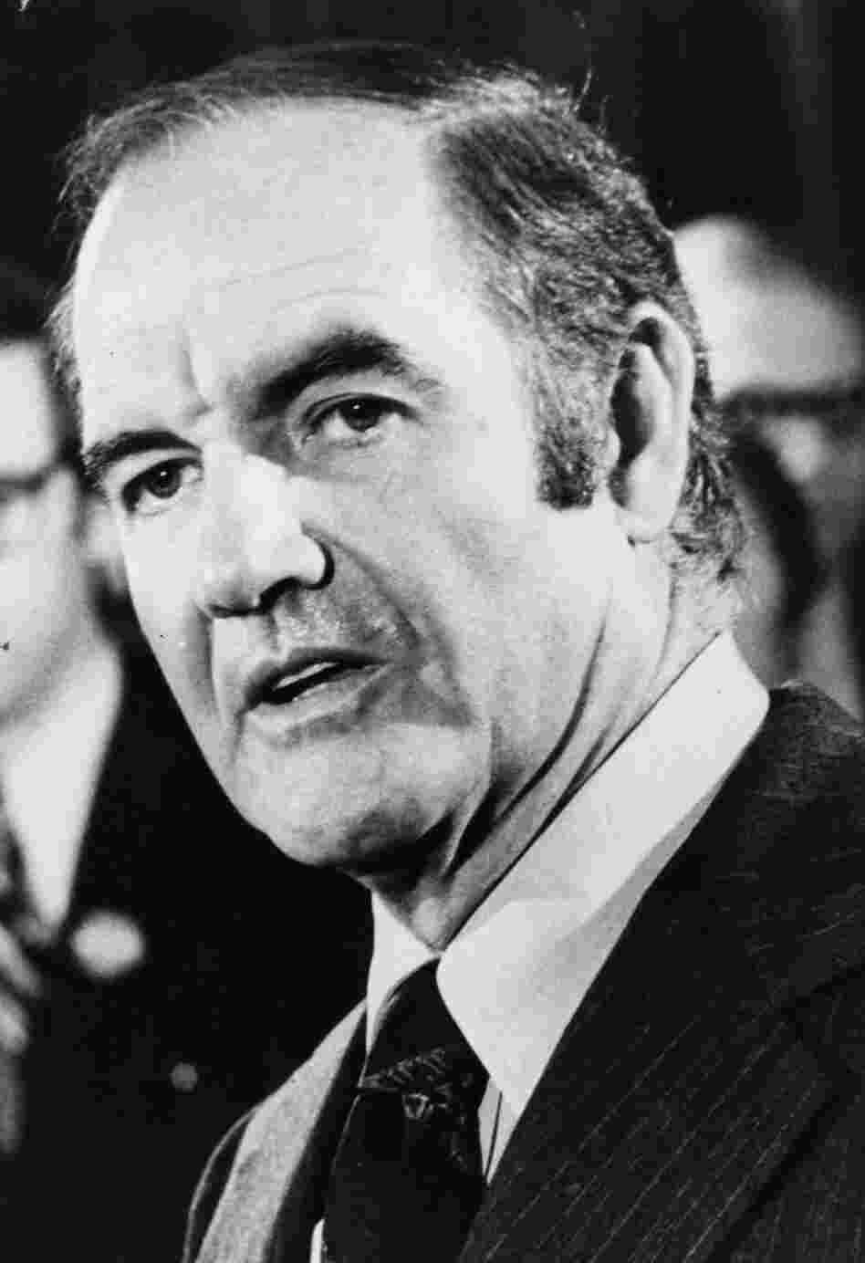 Then-Sen. George McGovern in 1972, when he was running for president.