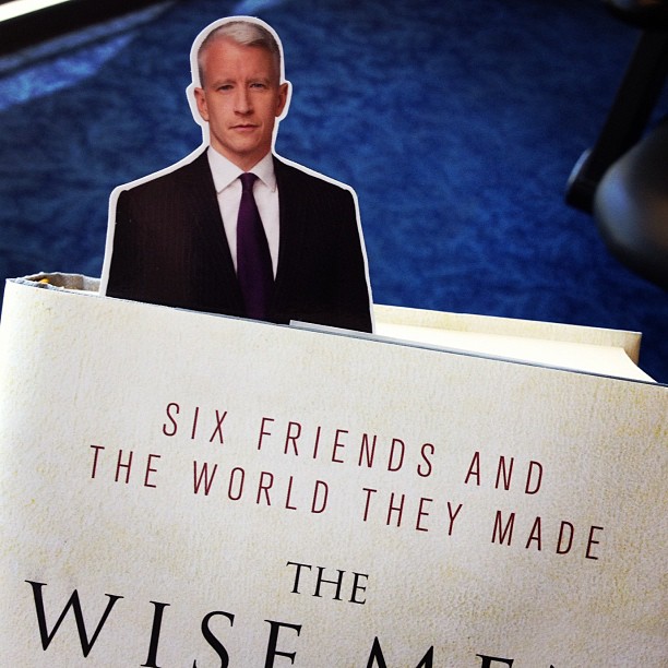 I've kidnapped Anderson Cooper- he's going on the trail with me. <a href=