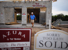 Construction worker Jim Castellano walks out of a Toll Brothers Inc. home he is working on in Boca Raton, Florida. Construction worker Jim Castellano walks out of a Toll Brothers Inc. home he is working on in Boca Raton, Florida.
