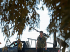 Syrian rebels head towards the frontline in Albab, 30 kilometres from the northeastern Syrian city of Aleppo, on Wednesday. Syrian rebels head towards the frontline in Albab, 30 kilometres from the northeastern Syrian city of Aleppo, on Wednesday.