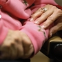 Alexis McKenzie, executive director of the Methodist Home of the District of Columbia Forest Side, an Alzheimer's assisted-living facility, puts her hand on the arm of resident Catherine Peake. Alexis McKenzie, executive director of the Methodist Home of the District of Columbia Forest Side, an Alzheimer's assisted-living facility, puts her hand on the arm of resident Catherine Peake.