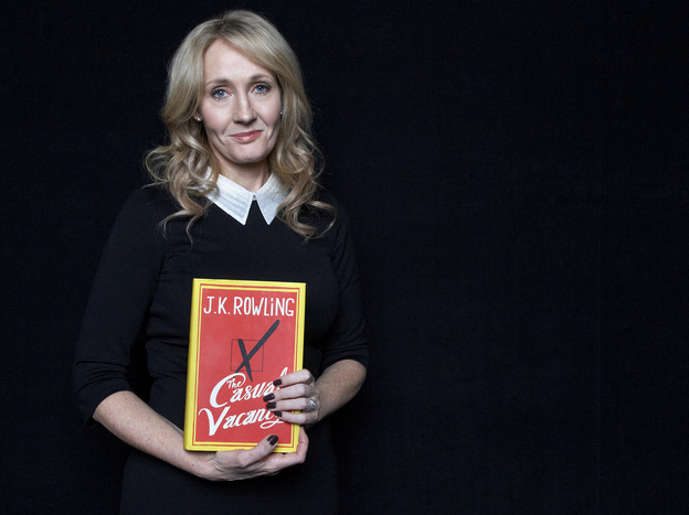 J.K. Rowling promotes her new novel, The Casual Vacancy, at Lincoln Center in New York. It was her only U.S. appearance.