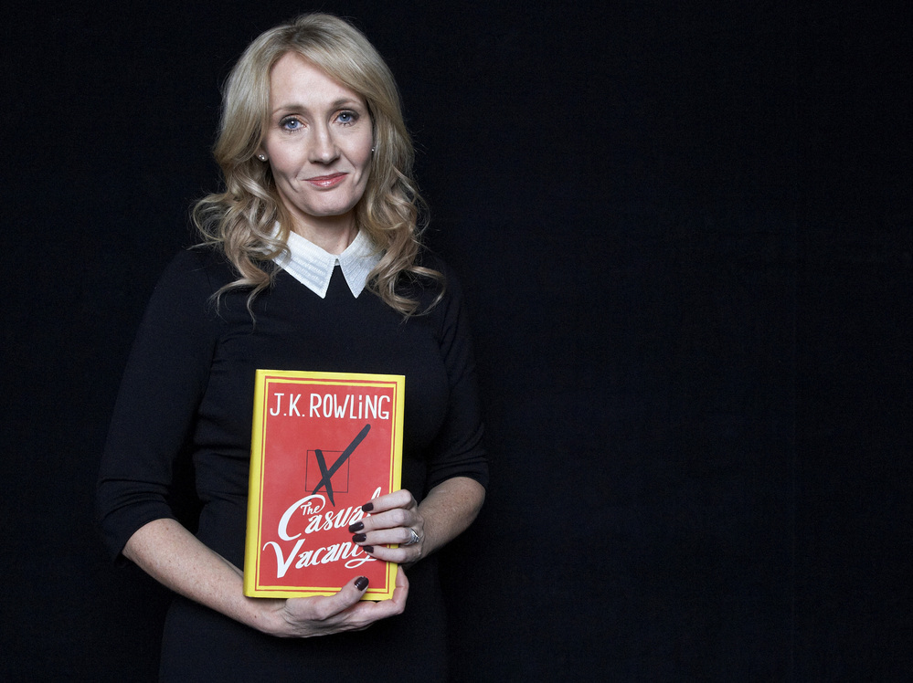 J.K. Rowling promotes her new novel, The Casual Vacancy, at Lincoln Center in New York. It was her only U.S. appearance.