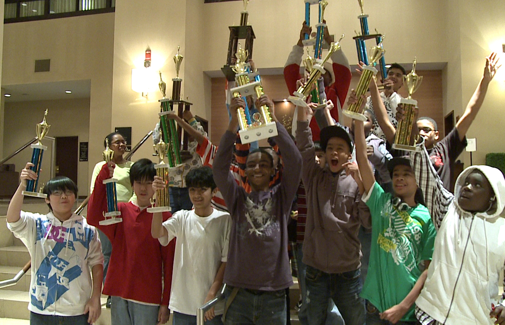 The I.S. 318 chess team, featured in Brooklyn Castle.