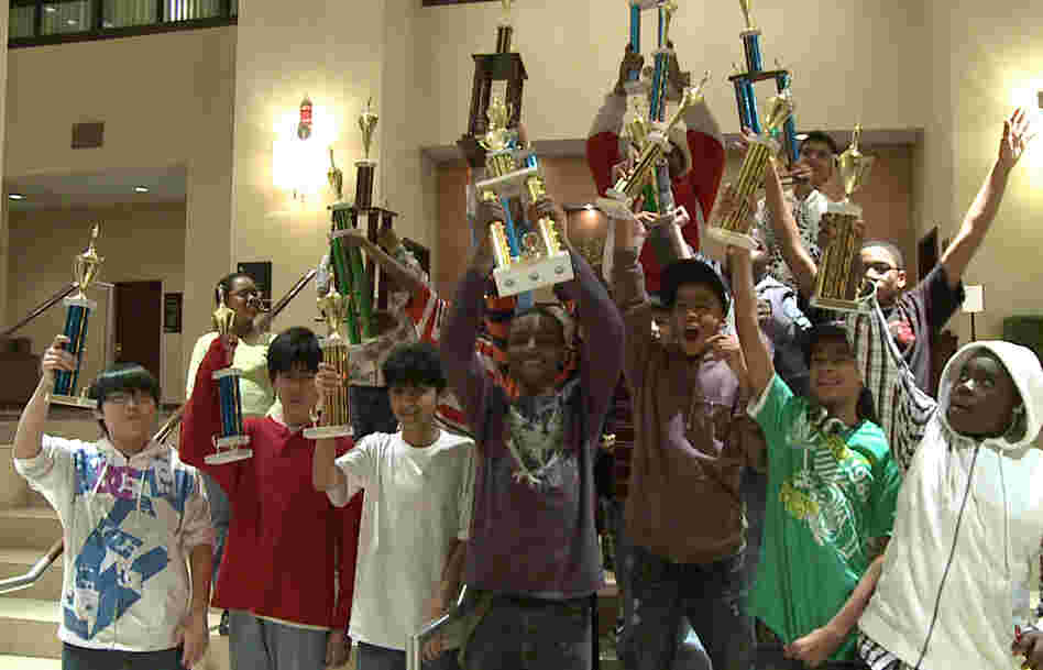 The I.S. 318 chess team, featured in Brooklyn Castle.