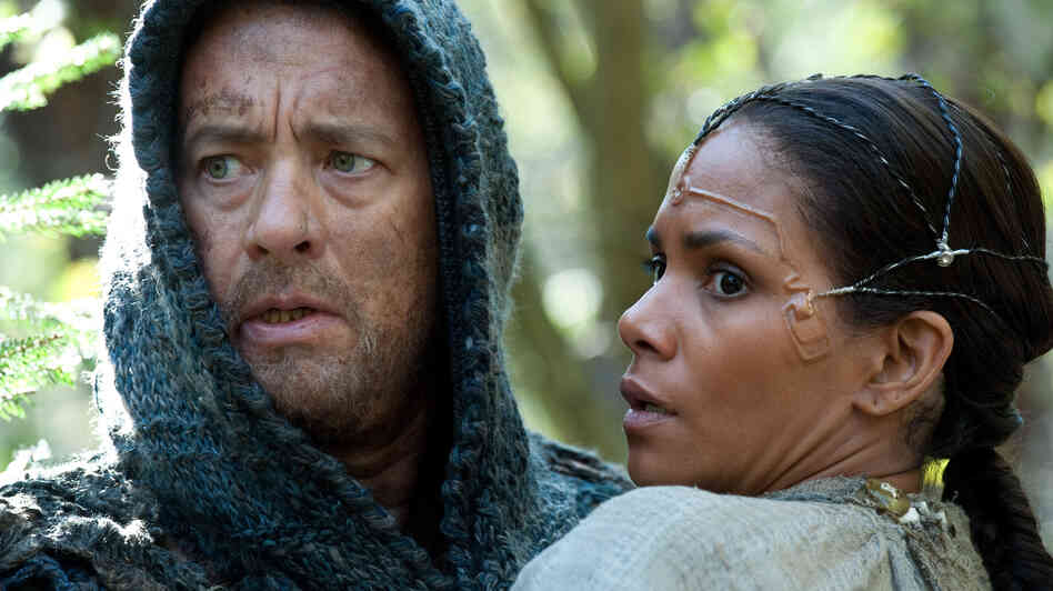 Zachry and Meronym are only two of the combined 12 characters Tom Hanks and Halle Berry play in Cloud Atlas. It is a challenge that bests both actors, according to David Edelstein. Zachry and Meronym are only two of the combined 12 characters Tom Hanks and Halle Berry play in Cloud Atlas. It is a challenge that bests both actors, according to David Edelstein.