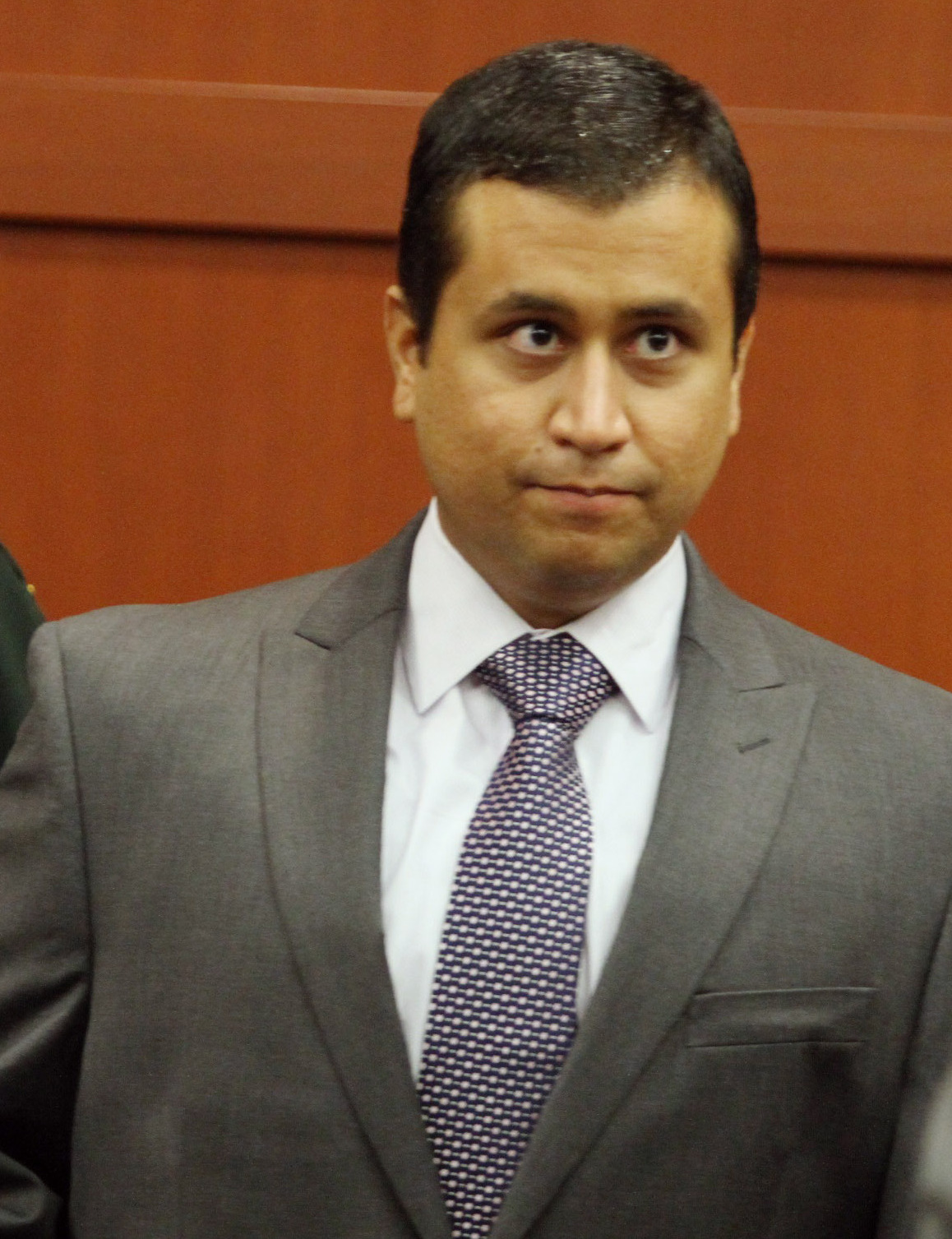 George Zimmerman, who is charged with second-degree murder in the death of Trayvon Martin, at a court hearing last June in Seminole County, Fla.