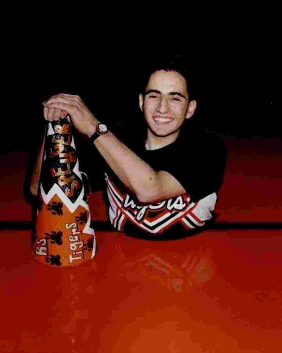 Spencer West proved that he could excel at sports, including cheerleading. Spencer West proved that he could excel at sports, including cheerleading.