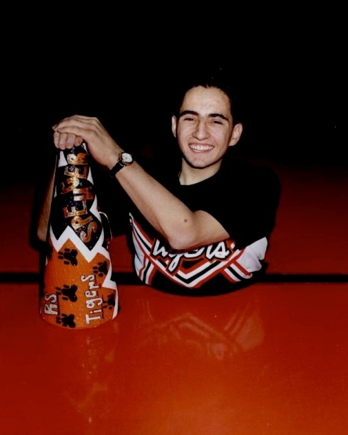 Spencer West proved that he could excel at sports, including cheerleading.