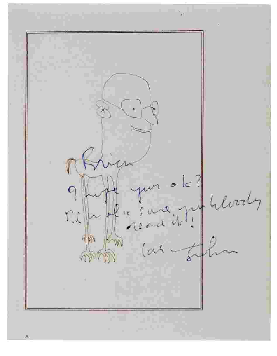 Book inscribed to Brian Epstein, 1965