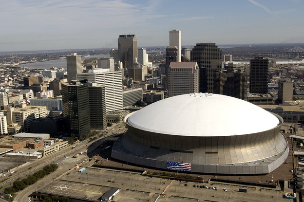 The Louisiana Superdome plays an iconic role in the skyline--and heart--of New Orleans.