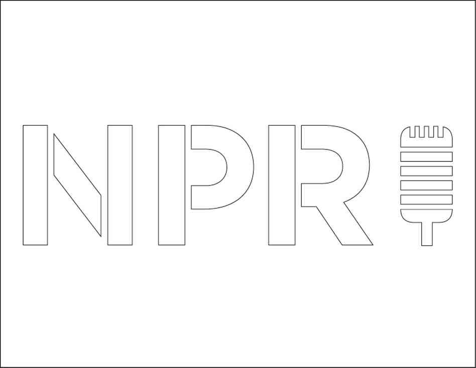 NPR mic stencil.