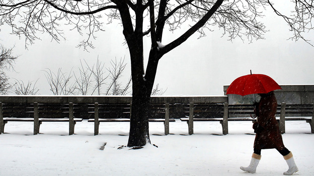 Jan. 21, 2012: A winter scene in Brooklyn, N.Y. Snow may be a relatively rare sight this coming winter in the U.S.