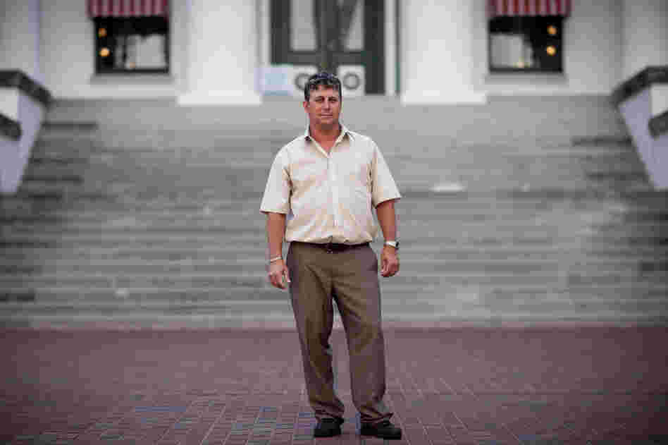 Timothy McLaughlin, who was convicted of trafficking cocaine, had to wait three years to apply to get his civil rights restored. "I think people with convictions should still be able to vote," he says. "I mean, once their sentence is completed, I think it shouldn't be so hard to get their rights back."