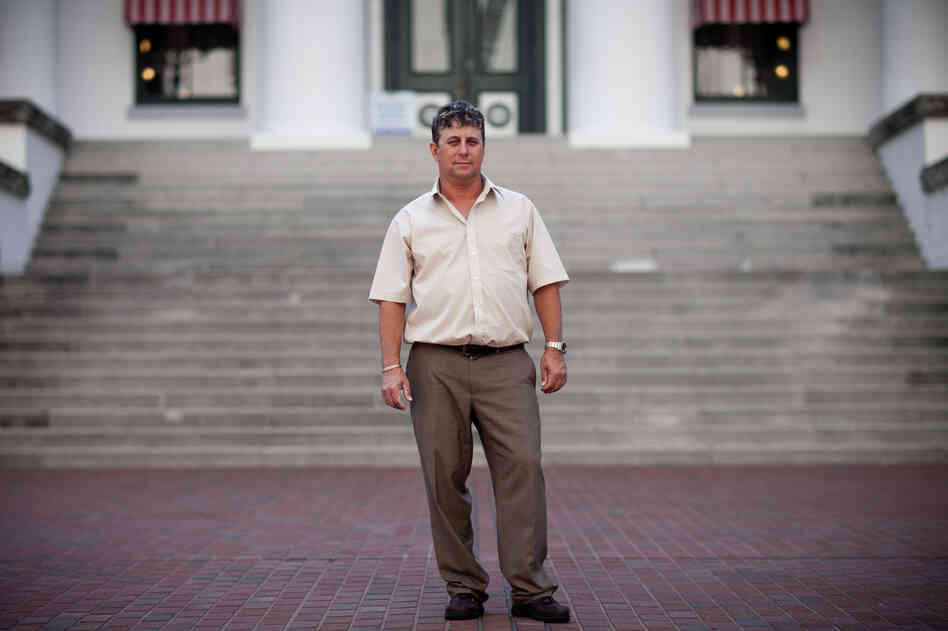 Timothy McLaughlin, who was convicted of trafficking cocaine, had to wait three years to apply to get his civil rights restored. "I think people with convictions should still be able to vote," he says. "I mean, once their sentence is completed, I think it shouldn't be so hard to get their rights back."