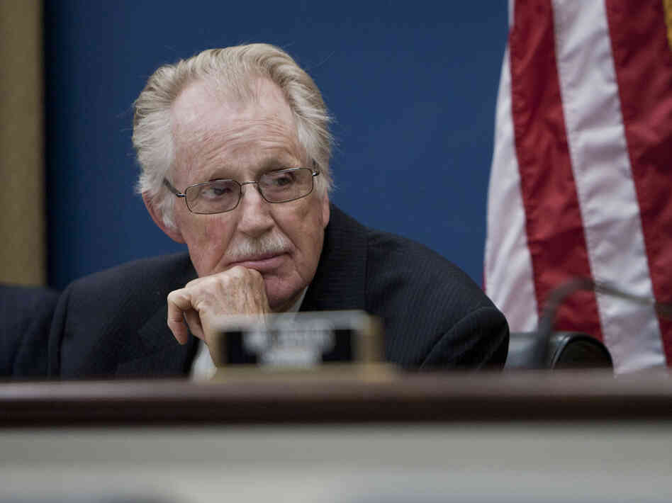 Rep. Roscoe Bartlett, R-Md., at a House Small Business Committee hearing on Sept. 21, 2011. After two decades in Congress, a redrawn district has put his re-election in question.