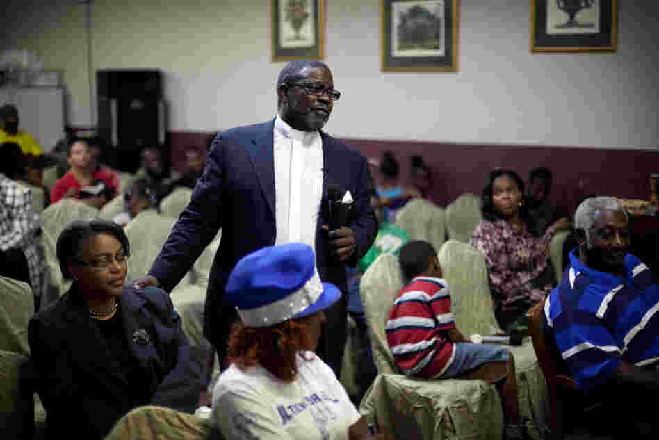 Eddie Walker, a pastor at In God's Time Tabernacle Church in Orlando, Fla., was once a crack addict. He says about 60 percent of his small congregation's members have lost their ability to vote.