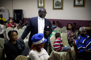 Pastor Eddie Walker of In God's Time Tabernacle Church in Orlando, Fla., was once a crack addict. He says about 60 percent of his small congregation's members have lost their ability to vote.