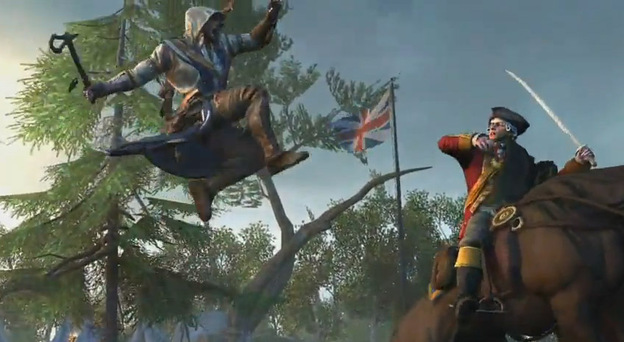 Connor, who is British and Native American, is the new protagonist in Assassin's Creed III.
