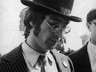 John Lennon signs autographs during the filming of The Magical Mystery Tour. John Lennon signs autographs during the filming of The Magical Mystery Tour.