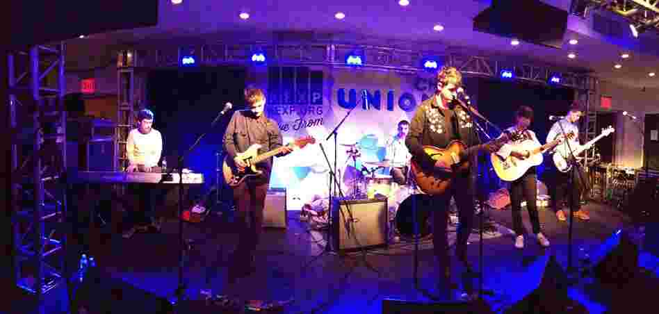 Little Green Cars play at the Union Square Ballroom during CMJ 2012 in New York City.