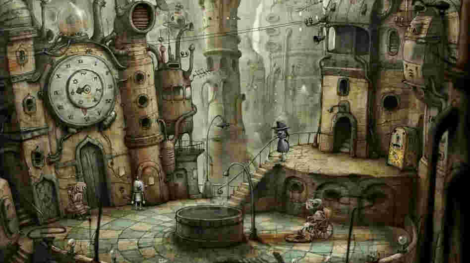 Machinarium from Amanita Design is an adventure game centered a robot who has been sent to the scrap heap. Players solve puzzles to help the robot return to the city. Machinarium from Amanita Design is an adventure game centered a robot who has been sent to the scrap heap. Players solve puzzles to help the robot return to the city.
