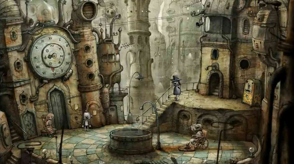 Machinarium from Amanita Design is an adventure game centered a robot who has been sent to the scrap heap. Players solve puzzles to help the robot return to the city. Machinarium from Amanita Design is an adventure game centered a robot who has been sent to the scrap heap. Players solve puzzles to help the robot return to the city.