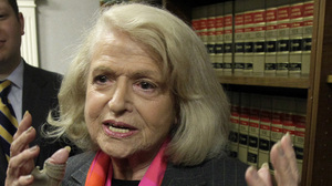 Edith Windsor, whose case led to an appeals court in Manhattan striking down the Defense of Marriage Act.
