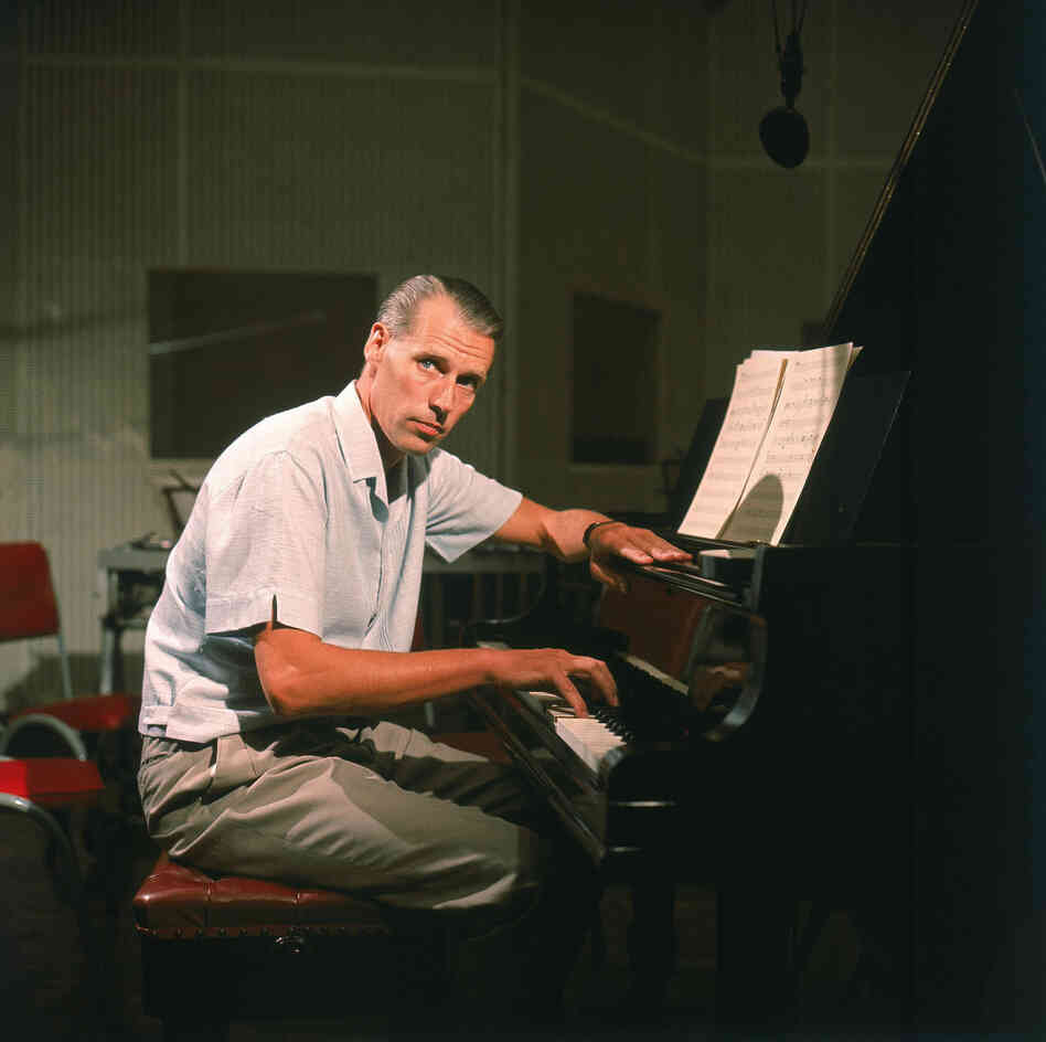 George Martin at the Studios.