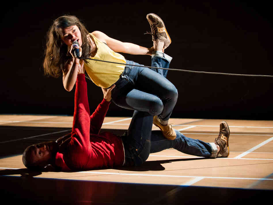Performers in People Get Ready's Specific Ocean at New York Live Arts.