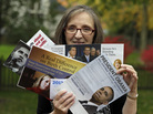 Jean Gianfagna displays some of the political mailings her family receives at her home in Westlake, Ohio, on Oct. 19. Gianfagna says her family sometimes gets four of the same piece at a time — her husband and two grown kids all get their own. Jean Gianfagna displays some of the political mailings her family receives at her home in Westlake, Ohio, on Oct. 19. Gianfagna says her family sometimes gets four of the same piece at a time — her husband and two grown kids all get their own.