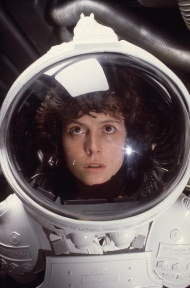 Sigourney Weaver as Ripley in Ridley Scott's <em>Alien</em>.