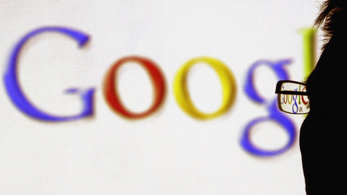 In this photo illustration, the  Google logo is seen through a pair of glasses in Glasgow, Scotland. The European Union says a change in Google's privacy policy is a breach of European privacy law.