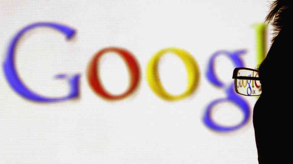 In this photo illustration, the  Google logo is seen through a pair of glasses in Glasgow, Scotland. The European Union says a change in Google's privacy policy is a breach of European privacy law.