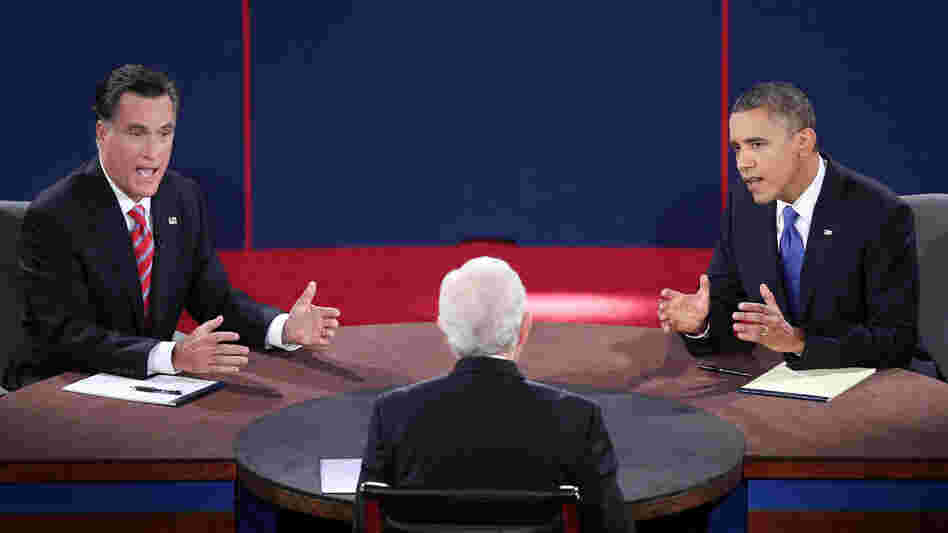 Mitt Romney and President Obama debate Monday in Boca Raton, Fla., with moderator Bob Schieffer.