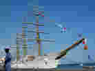 The Libertad is being held in port near Accra, Ghana.
