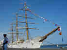 The Libertad is being held in port near Accra, Ghana.