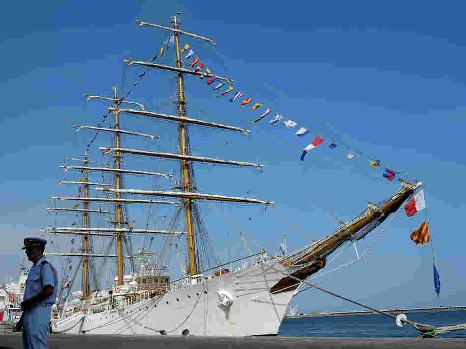 The Libertad is being held in port near Accra, Ghana.