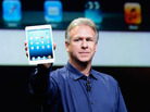 Apple Senior Vice President of Worldwide product marketing Phil Schiller announces the new iPad Mini during an Apple special event at the historic California Theater on Tuesday. Apple Senior Vice President of Worldwide product marketing Phil Schiller announces the new iPad Mini during an Apple special event at the historic California Theater on Tuesday.