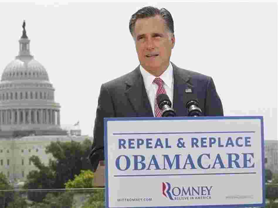 Soon after the U.S. Supreme Court's decision to uphold the Affordable Care Act, Republican presidential candidate Mitt Romney said he would push to repeal the law if elected. Soon after the U.S. Supreme Court's decision to uphold the Affordable Care Act, Republican presidential candidate Mitt Romney said he would push to repeal the law if elected.