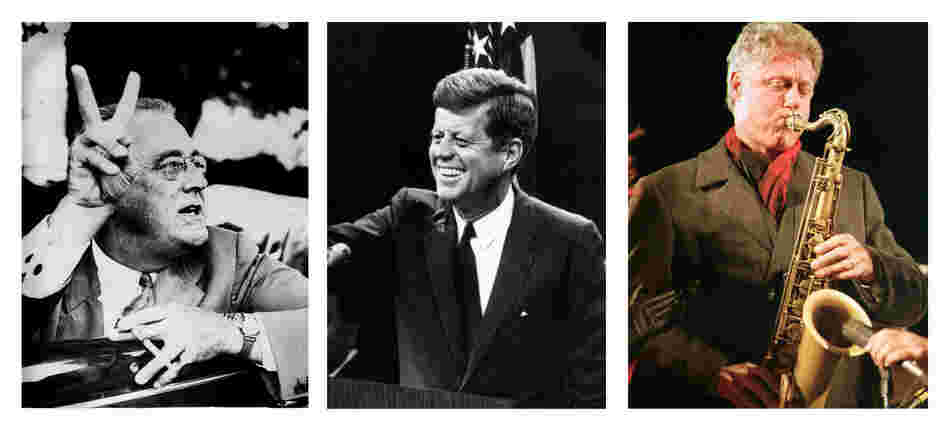 With the advent of radio and television, presidential charisma became a more important personality characteristic. Above, Franklin Delano Roosevelt, who is rated one of the most charismatic presidents; John F. Kennedy; Bill Clinton. With the advent of radio and television, presidential charisma became a more important personality characteristic. Above, Franklin Delano Roosevelt, who is rated one of the most charismatic presidents; John F. Kennedy; Bill Clinton.