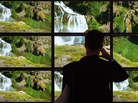 A visitor looks at a bank of TV screens at a consumer electronics show in Berlin. While TV and movies are available on many devices, consumers often struggle to find exactly what they want, television critic Eric Deggans says. A visitor looks at a bank of TV screens at a consumer electronics show in Berlin. While TV and movies are available on many devices, consumers often struggle to find exactly what they want, television critic Eric Deggans says.