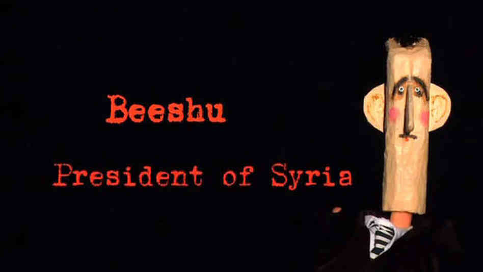 Syrians opposed to President Bashar Assad have been posting YouTube videos mocking him. The episodes are called Top Goon, and the Syrian president goes by the name Beeshu. The work is done anonymously because those behind it fear they could face retribution from the Syrian government. Syrians opposed to President Bashar Assad have been posting YouTube videos mocking him. The episodes are called Top Goon, and the Syrian president goes by the name Beeshu. The work is done anonymously because those behind it fear they could face retribution from the Syrian government.